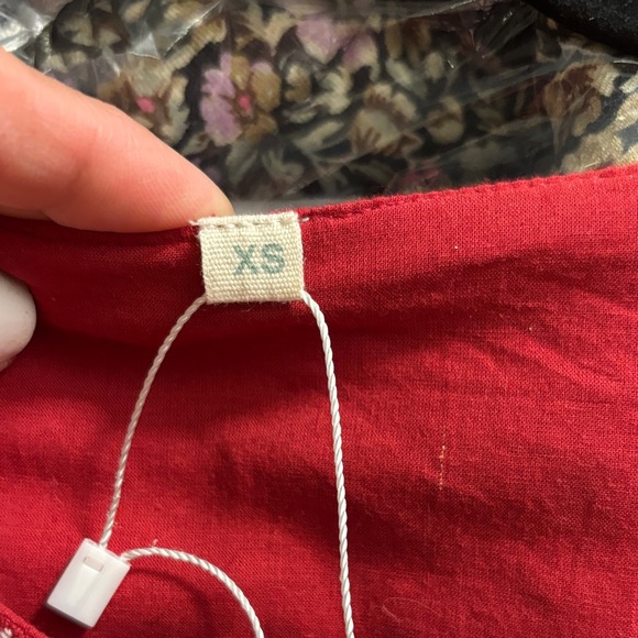 Julia Amory Red Jacket with White Embroidery - Picture 6 of 13